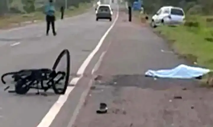 Acidente - Ciclista morre após ser atropelado por carro na BR-429