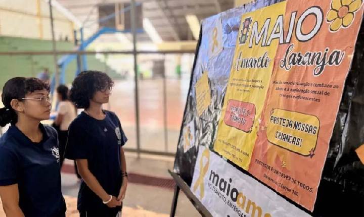 Ambiente educacional recebe ações do Maio Laranja