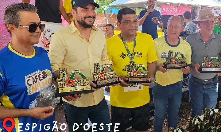 Apoio - Jean Mendonça acompanha 3º Corre Espigão durante programação da Feira Café com Milho e Pomerfest