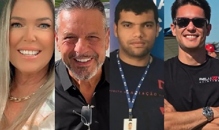 ATUALIZAÇÃO DO CASO - Veja quem são os quatro mortos na queda de avião sobre restaurante