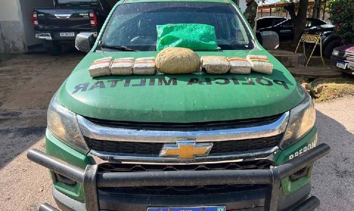 BPFRON prende boliviano com 7,3 quilos de maconha em Guajará-Mirim