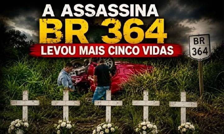 BR-364 mata mais cinco da mesma família em acidente