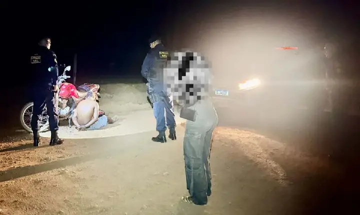 CACOAL - Homem é preso após suspeita de agressão e ameaça contra mulher na zona rural