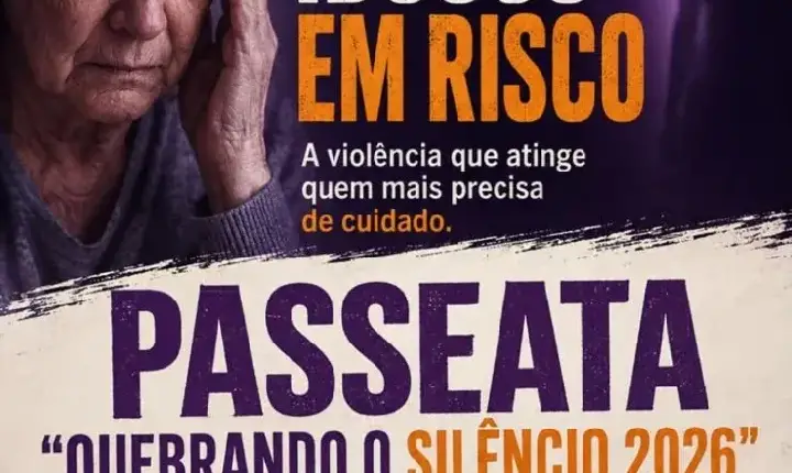 cidade - Passeata “Quebrando o Silêncio 2026” será realizada em Rolim de Moura contra violência aos idosos