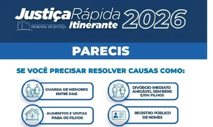 cidade - Santa Luzia d’Oeste, Alto Alegre dos Parecis e Parecis recebem Justiça Rápida em agosto