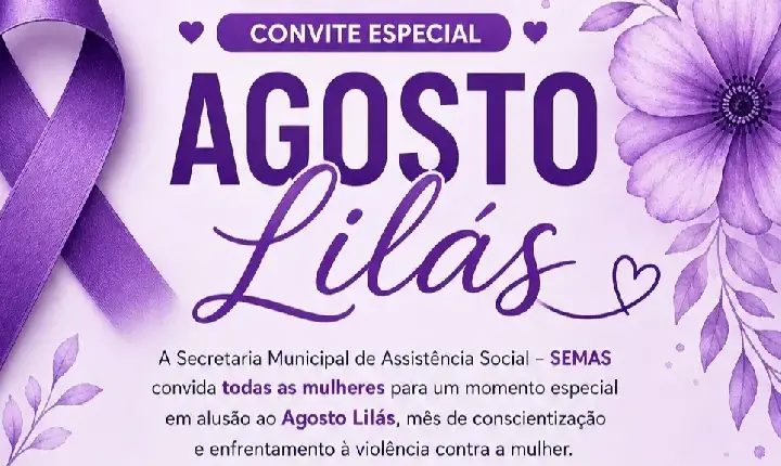 cidade - SEMAS promove encontro especial para mulheres em alusão ao Agosto Lilás em Rolim de Moura