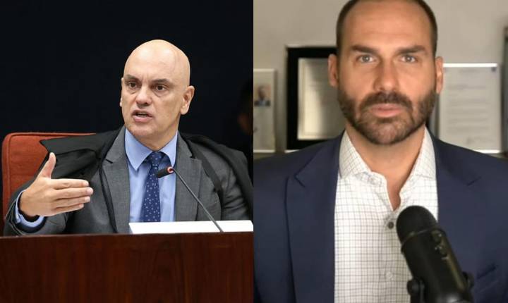 coação - DPU afirma que Moraes não pode julgar ação contra Eduardo Bolsonaro
