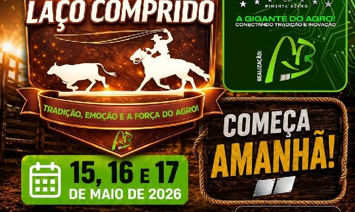 Começou Hoje a 3ª Festa do Laço Comprido da Associação Rural de Pimenta Bueno!
