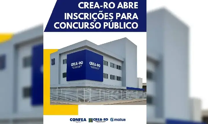 Concurso - Concurso Crea-RO abre vagas para nível médio e técnico