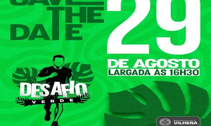 Corrida de rua -  2ª Corrida Desafio Verde terá nova edição em Vilhena; prefeitura anuncia data e orientações