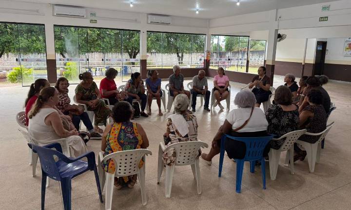 CRAS promove atividades de fortalecimento de vínculos e bem-estar para idosos em Rolim de Moura