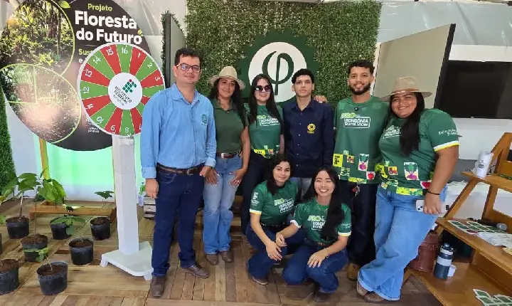 Destaque - IFRO apresenta projeto “Floresta do Futuro” durante a Rondônia Rural Show