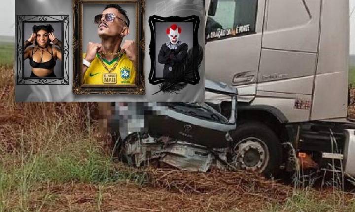 DJ de Rondonópolis e outros dois artistas morrem em gravíssimo acidente; imagens