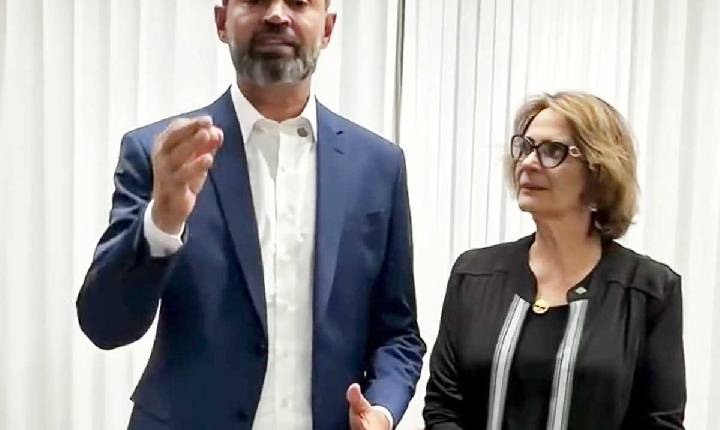 ELEIÇÕES 2026 - Ao lado de Damares, Bruno Bolsonaro Scheid defende segurança jurídica no campo: “Chega de falácia”