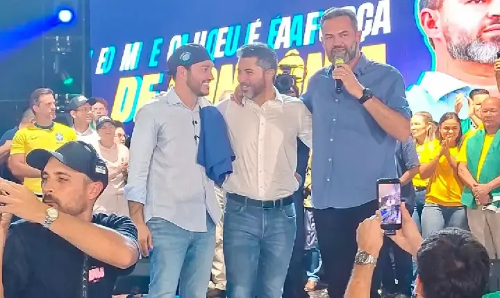 Eleições 2026 - Em Porto Velho, Marcos Rogério lança pré-candidatura ao Governo de Rondônia e anuncia Delegado Camargo como vice