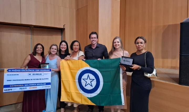 Escolas Maria de Fátima e Cora Coralina colocam Rolim de Moura entre os destaques de Rondônia no Saer