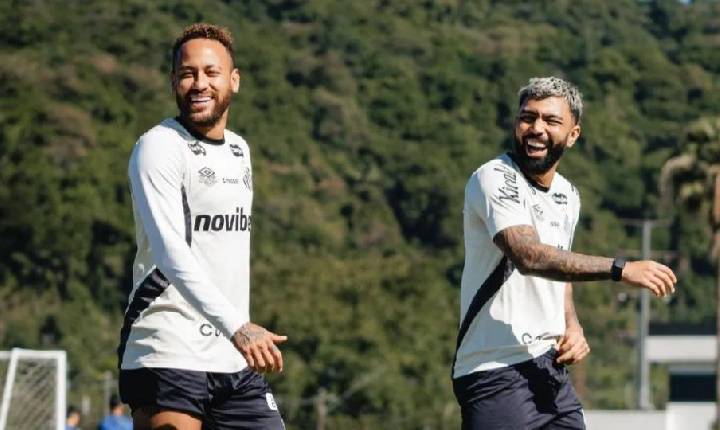 Esporte -  Sem Neymar, Santos tenta virar chave do Brasileirão na Sul-Americana