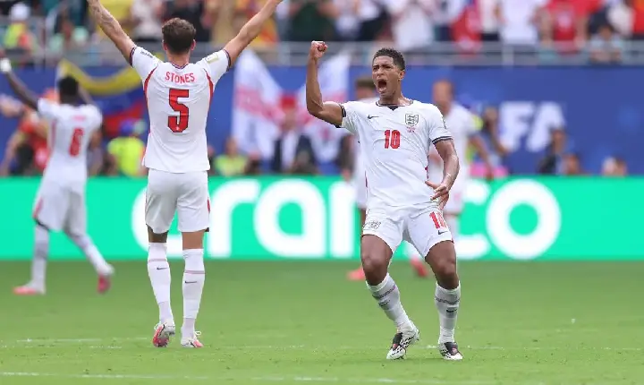 Esportes - Bellingham faz 2 x 1 e põe a Inglaterra na frente em prorrogação; siga