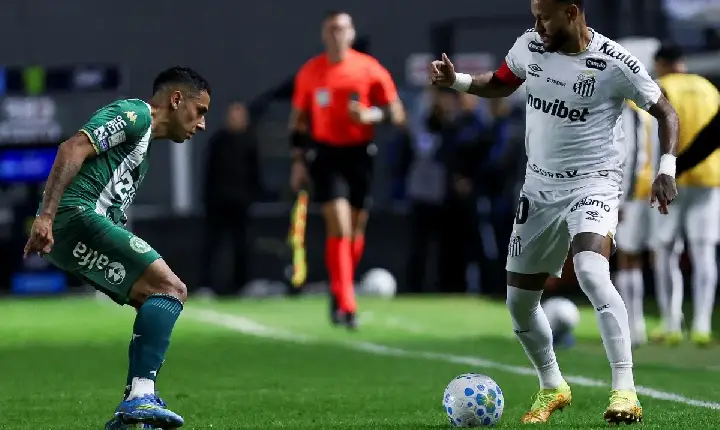 Esportes - Com dois gols de Neymar, Santos e Chapecoense empatam pelo Brasileirão