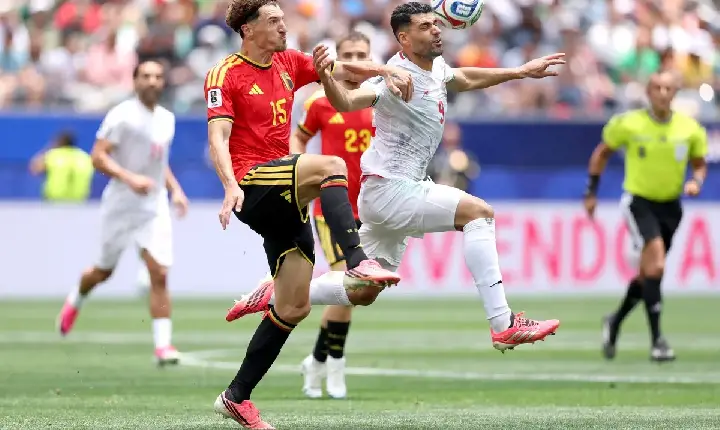 Esportes - Copa: Irã aguenta pressão da Bélgica, segura empate e assume liderança