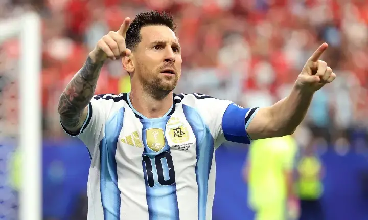 Esportes - Messi faz dois gols, quebra recorde e Argentina vence Áustria na Copa. Vídeo