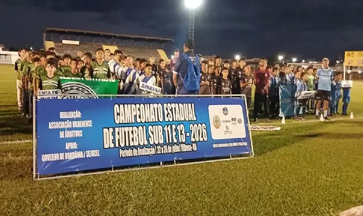 ESPORTES -  Olheiros de grandes clubes brasileiros acompanham mais de 500 jovens atletas no Rondoniense Sub-11 e Sub-13