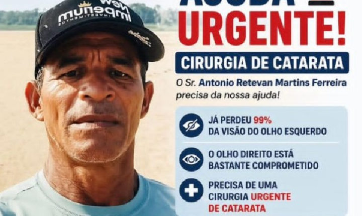 Geral - Campanha tenta salvar visão de condutor de lancha que transporta alunos no Baixo Madeira