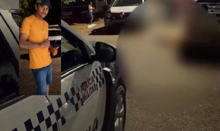 VÍDEO -GUERRA ENTRE FACÇÕES - Faccionados encapuzados executam rival do CV com diversos tiros no meio da rua em MT; vídeo