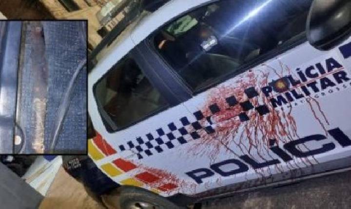 Homem espanca namorada, esfaqueia militar e acaba morto em confronto com a PM em MT