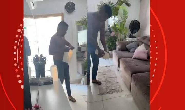VÍDEO - Homem incendeia apartamento com esposa grávida dentro em Porto Velho