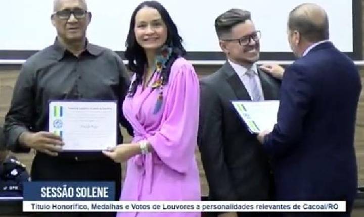 Jornal Correio da Mata recebe homenagem da Assembleia Legislativa de Rondônia