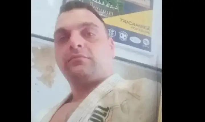 Lutador de jiu-jítsu espanca esposa e atinge bebê de durante agressão