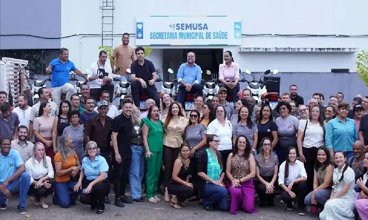 Mobilidade - Deputado Cirone assegura recursos e agentes de saúde de Cacoal recebem motocicletas