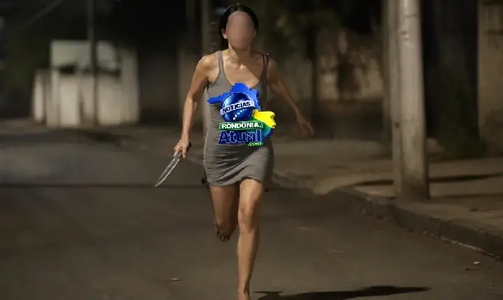 Mulher foge com faca na mão para escapar de ex violento em Ji-Paraná