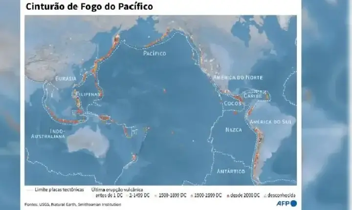 Mundo - Terremoto de magnitude 7,4 atinge a Colômbia e é sentido em ampla área
