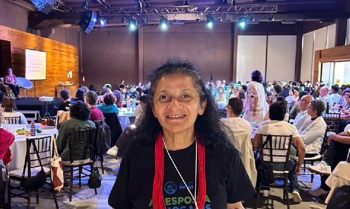 Neidinha Suruí participa de encontro anual do Observatório do Clima em São Paulo e debate eleições de 2026