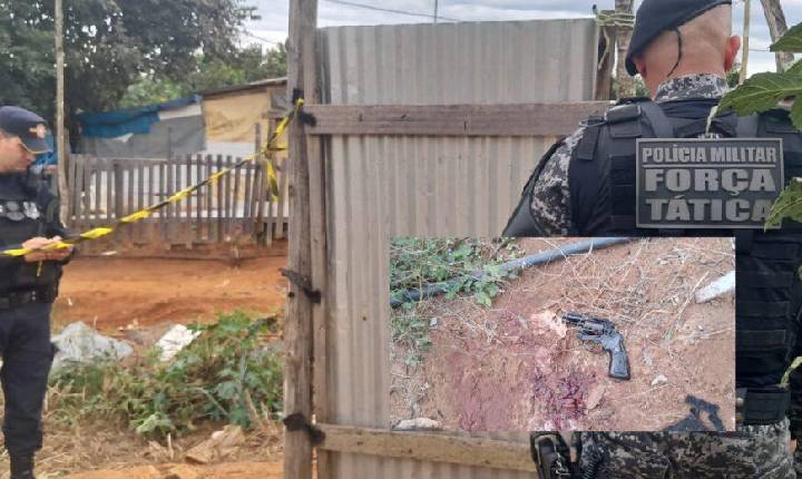 PEDIU, LEVOU - Faccionado reage a abordagem e morre em confronto armado com a Força Tática; veja imagens