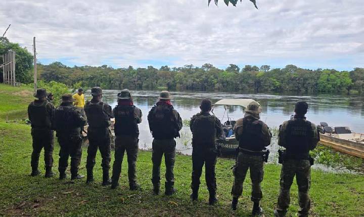 PF, ICMBio e BPA reprimem ilícitos ambientais em Rondônia