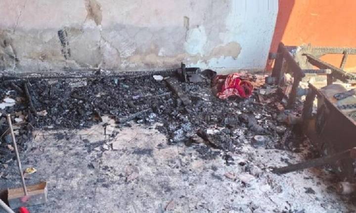 Plantão de Polícia  -  Polícia investiga briga de casal que terminou em incêndio