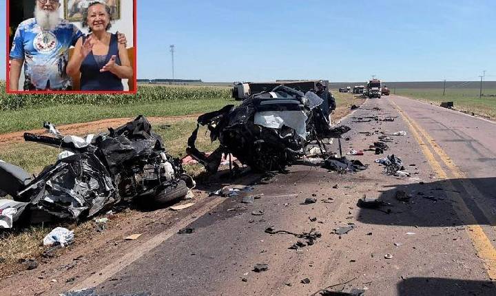 Polícia - Casal de Porto Velho morre após carro ser prensado entre caminhões na BR-364