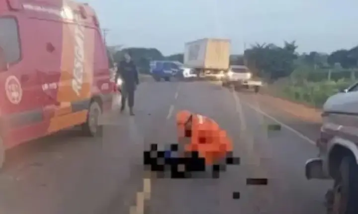Polícia - Casal morre após grave acidente de trânsito na BR-481