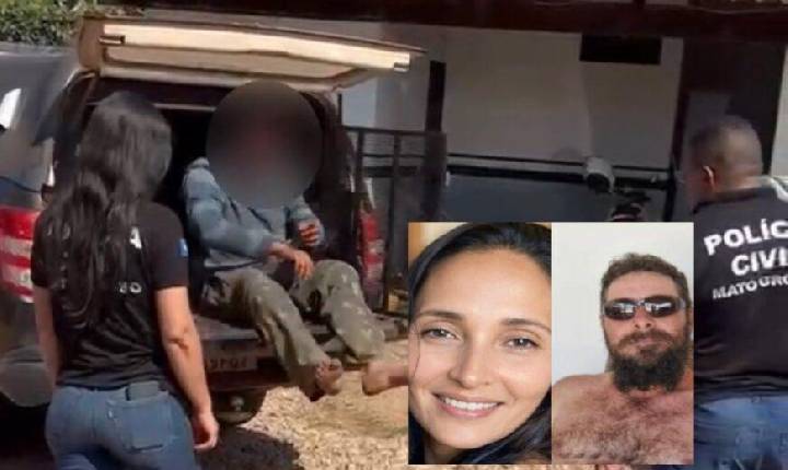 Polícia Civil prende homem que assassinou companheira e se escondeu por dias em área de mata; vídeo
