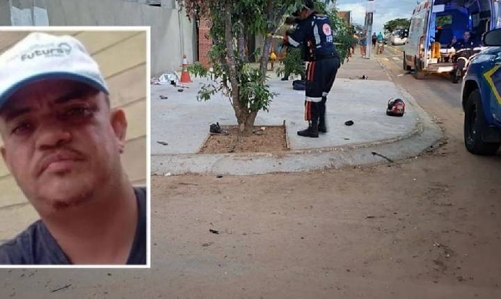 Polícia - Colisão entre moto e caminhonete: motociclista morre após ser arremessado contra calçada