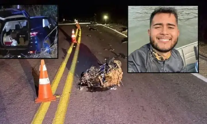Polícia - Estudante de Direito morre após colisão entre moto e caminhonete na BR-174