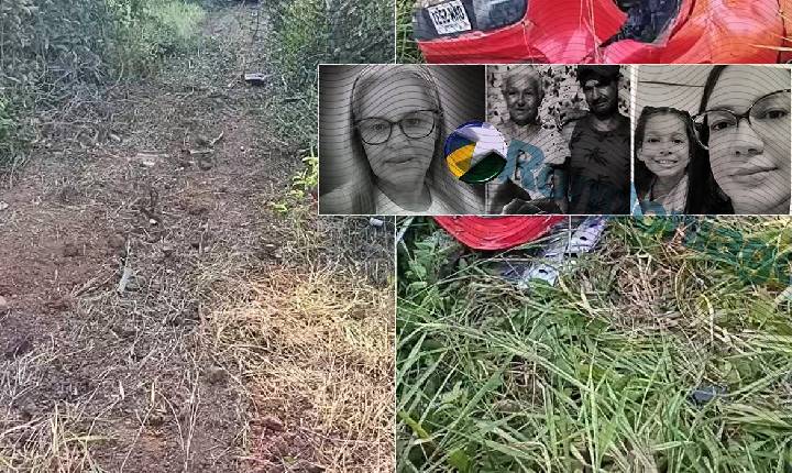 Polícia - Identificadas todas as cinco vítimas fatais de acidente entre carro e bitrem na BR-364