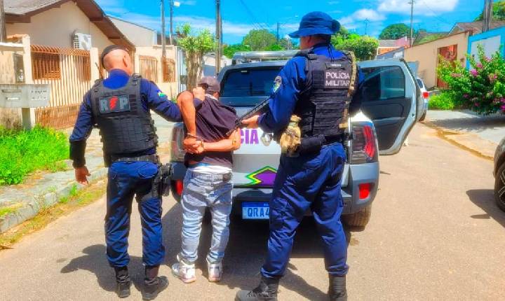Polícia  -PM prende criminoso que invadiu casa e abusou sexualmente de mulher durante a madrugada
