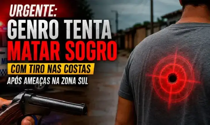 Polícia - Porto Velho: homem é baleado nas costas após ataque do genro na zona sul