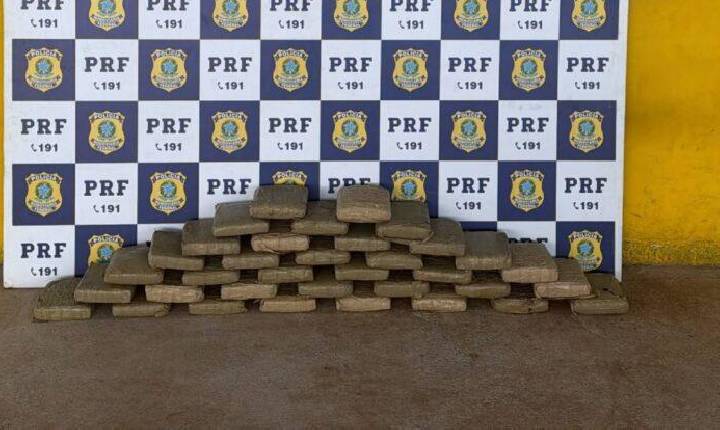 Polícia - PRF em Rondônia apreende aproximadamente 40 kg de skunk na BR-364