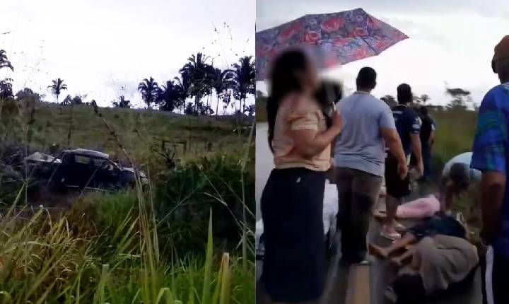 Polícia - Tragédia na BR-364: criança e jovem morrem em capotamento próximo a Extrema