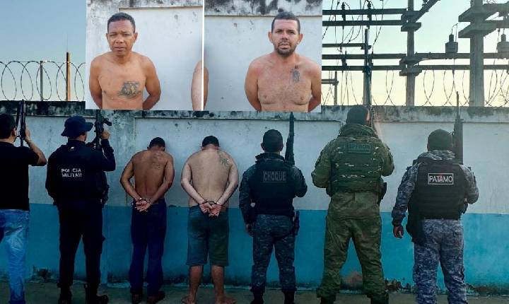 Polícia - Três integrantes do PCC que fugiram de delegacia são recapturados pela PM; um foi baleado